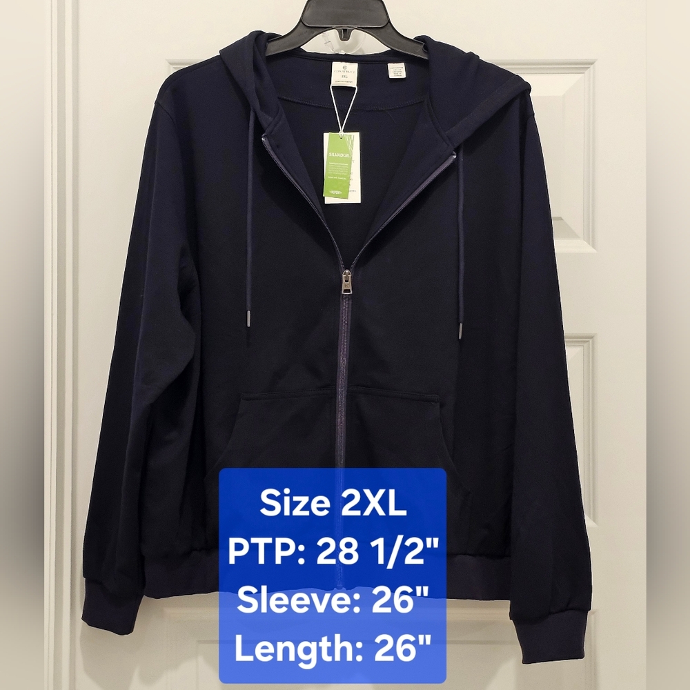 CON.STRUCT Full Zip Hoodie, NWT, Size XXL (Unisex)